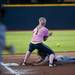 Michigan third baseman Amy Knapp attempts to make an out in the game against Northwestern on Friday, May 3. Daniel Brenner I AnnArbor.com